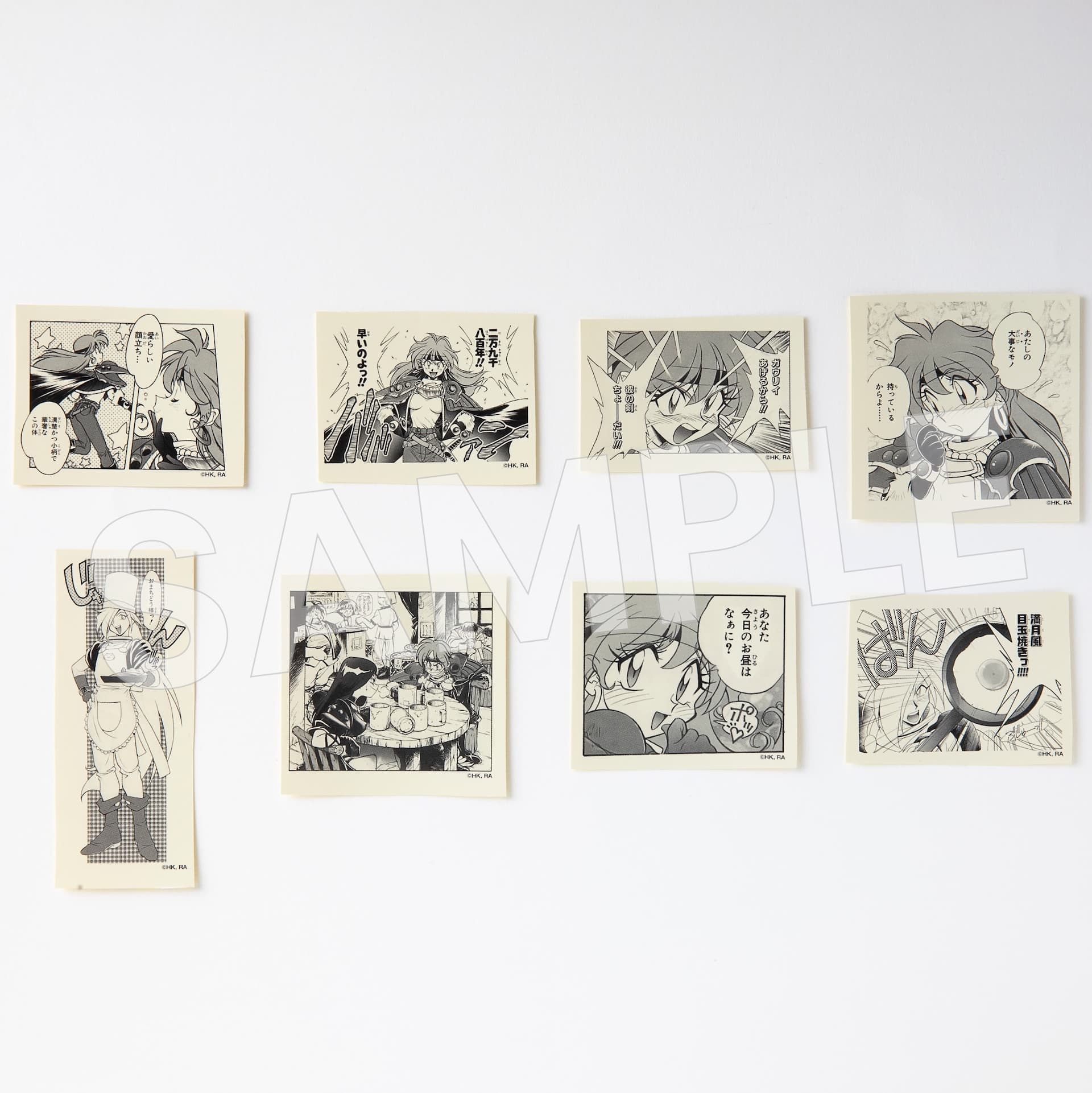 トレーディングコマステッカー（全8種）